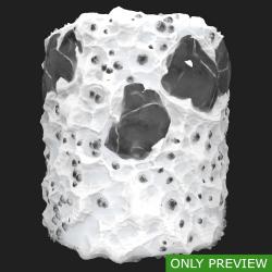 PBR Substance Material of Ground Snowy Stones